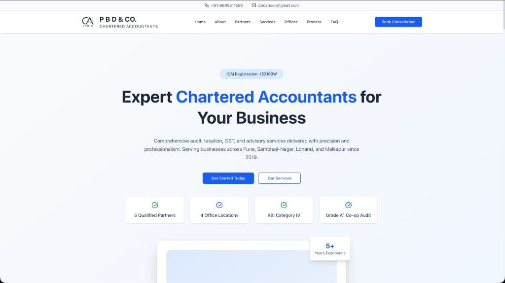 PBD & Co. homepage